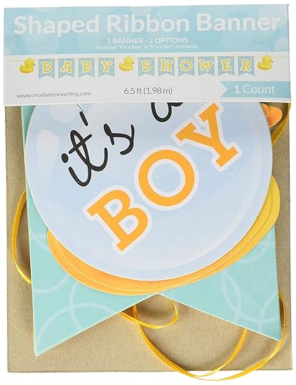 Amazon Com Creative Converting Rubber Ducky Baby Shower Letter