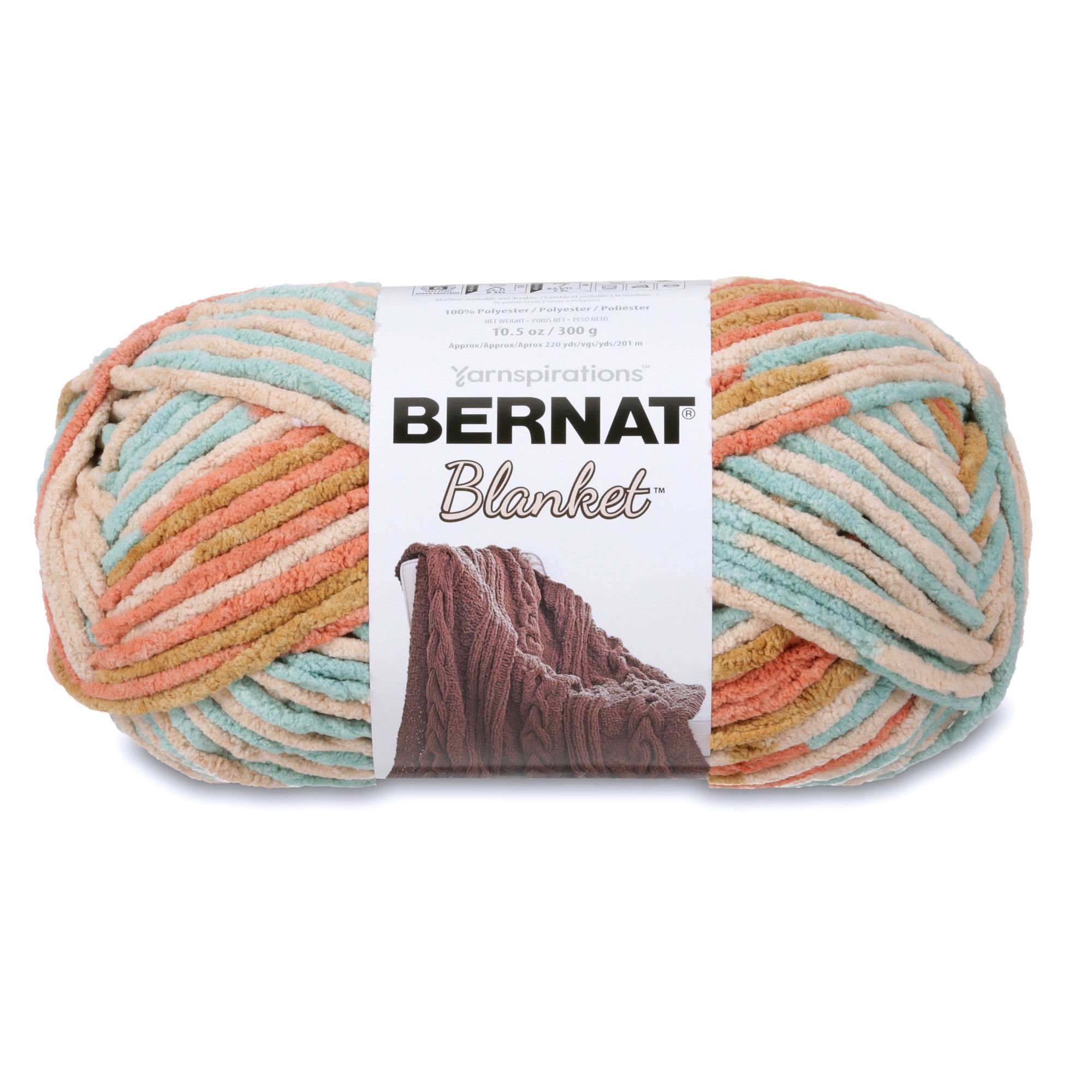 Bernat Blanket Yarn, 300 grs/ 10.5 oz, Sailor's Delight