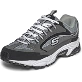 Skechers Men's Stamina Nuovo Sneaker | Casual Training, Nubuck Leather, Mesh Ventilation, EVA Cushion Midsole, Traditional Lace-up