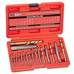 Screw Extractor Set, 37# Cr-Mo & 6542 HSS Steel