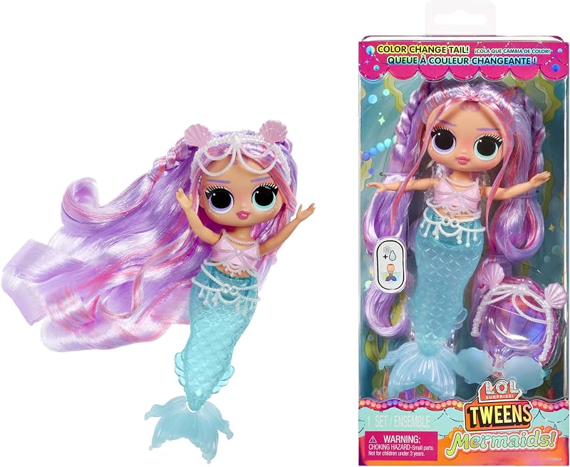 L.O.L. Surprise! Tweens Mermaid Lana Marine Fashion Doll with Colour Changing
