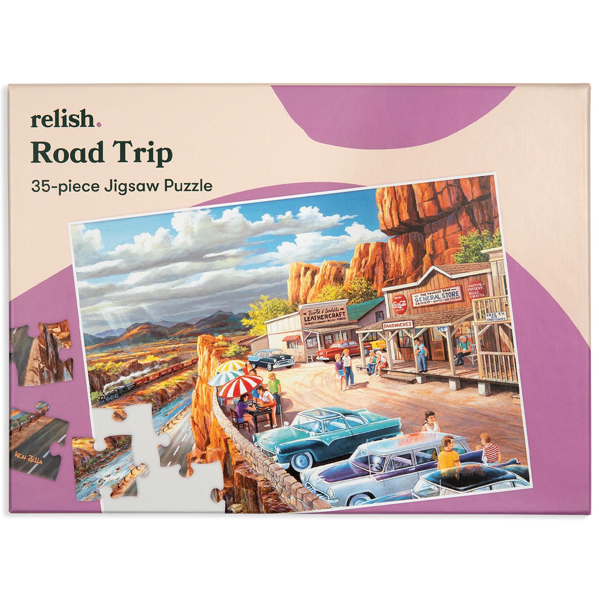 Relish - Dementia Jigsaw Puzzles for Adults, 35 Piece Road Trip Puzzle - Activities & Gifts for Elderly People with Alzheimer's