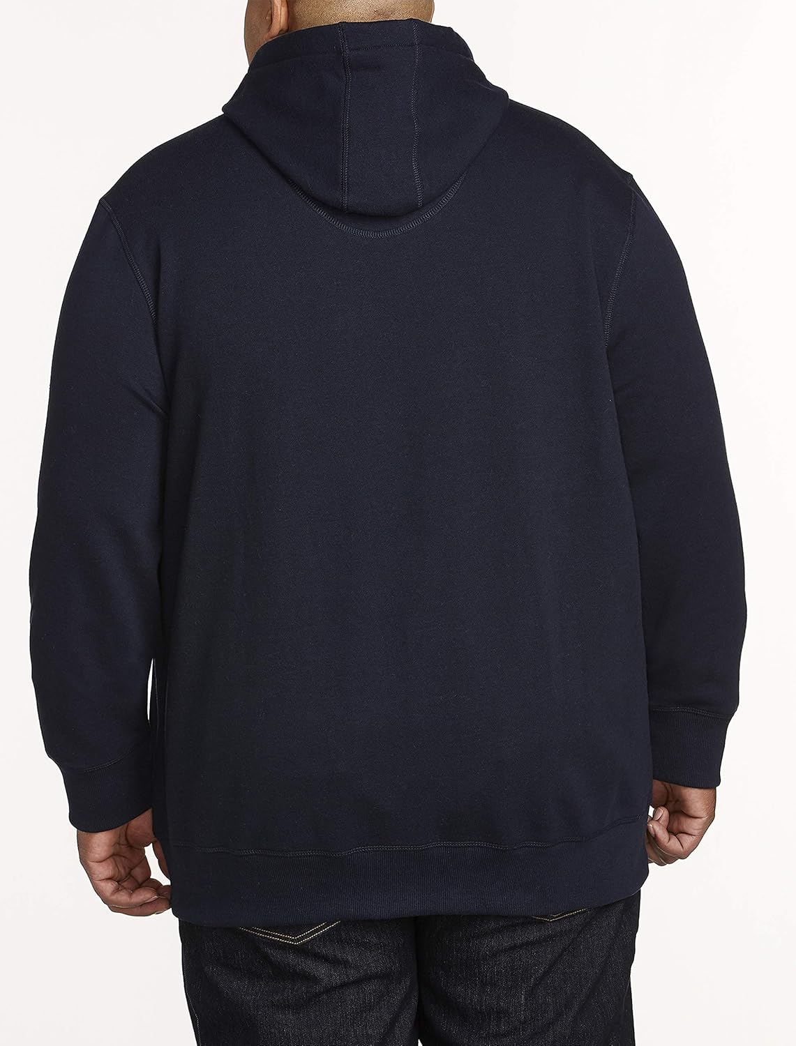  Essentials Men's Big & Tall Hooded Fleece Sweatshirt fit by DXL: Clothing