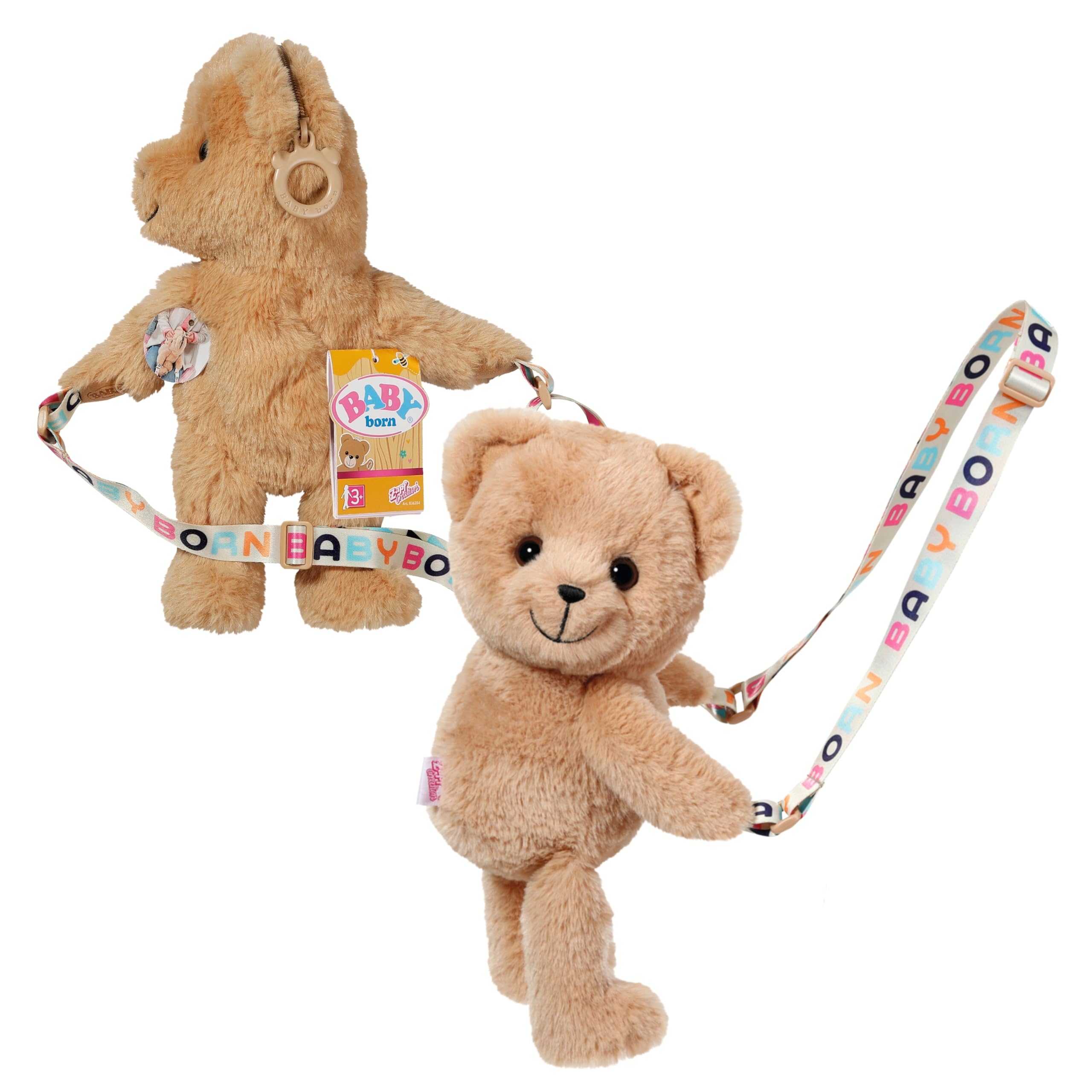 BABY born bear bag - Shoulder bag in bear design with shoulder strap doll accessory - Suitable for children from 3 years of age
