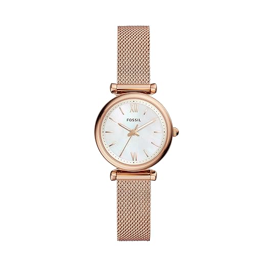 Carlie Analog White Dial Women's Watch - ES4433