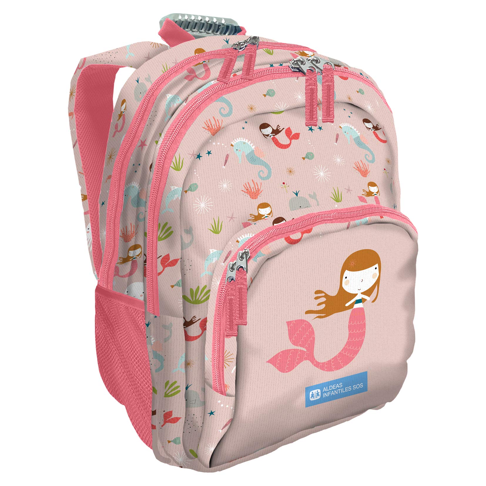 Mini Backpack 3 pockets - Aldeas Infantiles SOS - Sirena