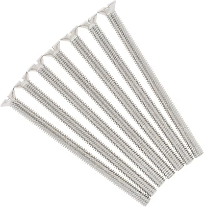 EVOGES M3.5 x 50mm Flat Head Socket Screws 20 Pack Nickel Plated Steel