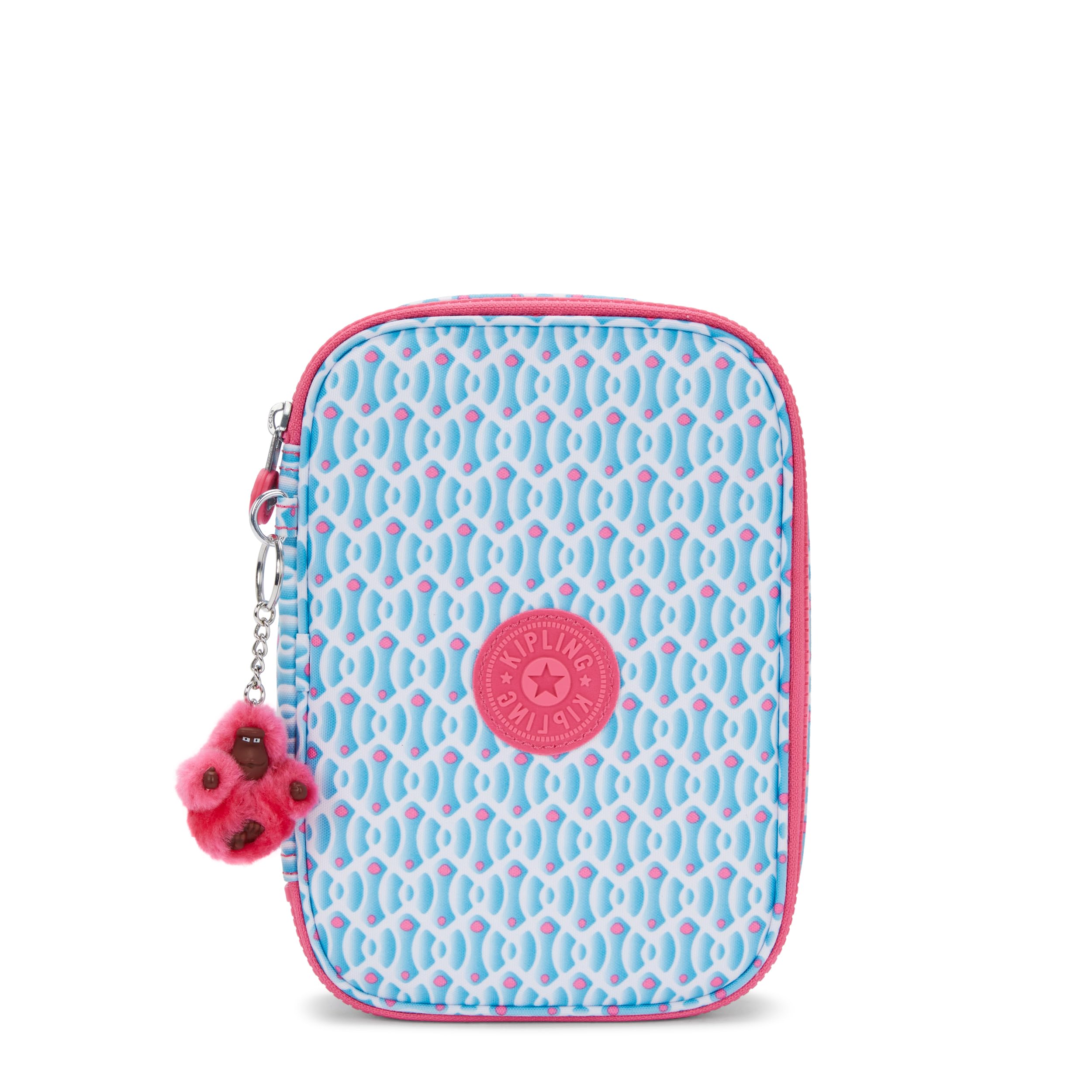 Kipling 100 PENS Large pencase, Pouches, Cases, Dreamy Geo C (Blue) — image 1