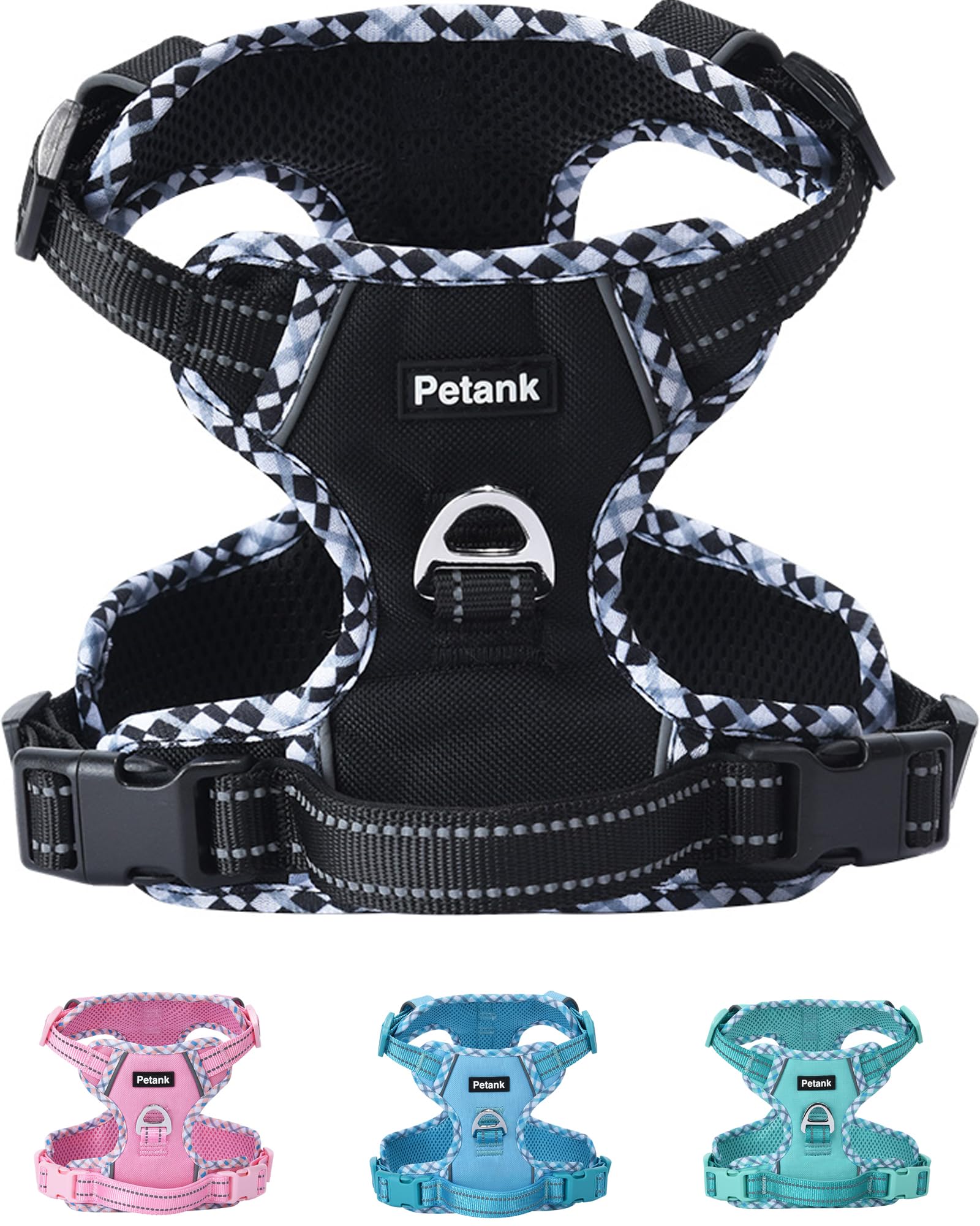Photo 1 of Petank Dog Harness Small Sized Dog, Puppy Harness Small Size Dog for Dog Training Walking, No Pull Dog Harness for Small Dogs, XS Dog Harness (Black, XS)