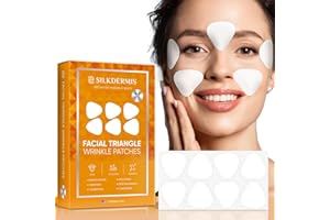 SILKDERMIS Forehead Wrinkle Patches with Triangle: Anti Wrinkle Patches -Facial Patches for Wrinkle with Aloe, Collagen, Vitamin E with 112pcs