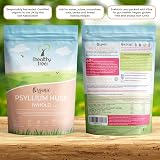TheHealthyTree Company Organic Psyllium Husk Whole 250g High Fibre Prebiotic view 3
