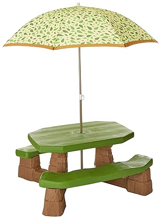 Step2 Naturally Playful Picnic Table With Umbrella