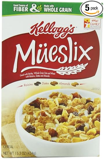 Kellogg's mueslix cereal 15.3oz (038000080203)