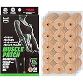 [90Pack] Muscle Magnetic Patch with Natural Oil, Magnetic Acupressure Patches, 1300 Gauss, Magnet Therapy, Light Magnetic Energies, Made in South Korea (90)