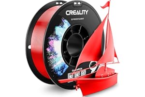 CREALITY PETG Filament 1.75mm 3D Printer Filament, 1kg (2.2lb) Neatly Wound Spool, Dimensional Accuracy ±0.03mm, Excellent Toughness, Fits for Most FDM 3D Printers, Red