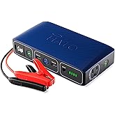 HALO Bolt 58830 ACDC Portable Car Battery Jump Starter | 58.8Wh USB Power Bank with AC Outlet, Emergency Floodlight & Charger
