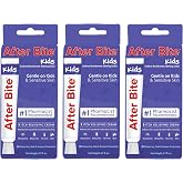 After Bite Kids Bug Bite Itch Relief Cream, Gentle on Sensitive Skin, 3Pk | 5% Sodium Bicarbonate Cream Soothes Mosquito Bites, Fire Ant Stings &amp; Bee Stings for Children &amp; Sensitive Skin