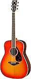 Yamaha FG830 Solid Top Acoustic Guitar, Autumn Burst