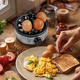 Duronic EB50 Electric Egg Boiler 7 Eggs 400W Omelette Tray Auto Shut Off view 5