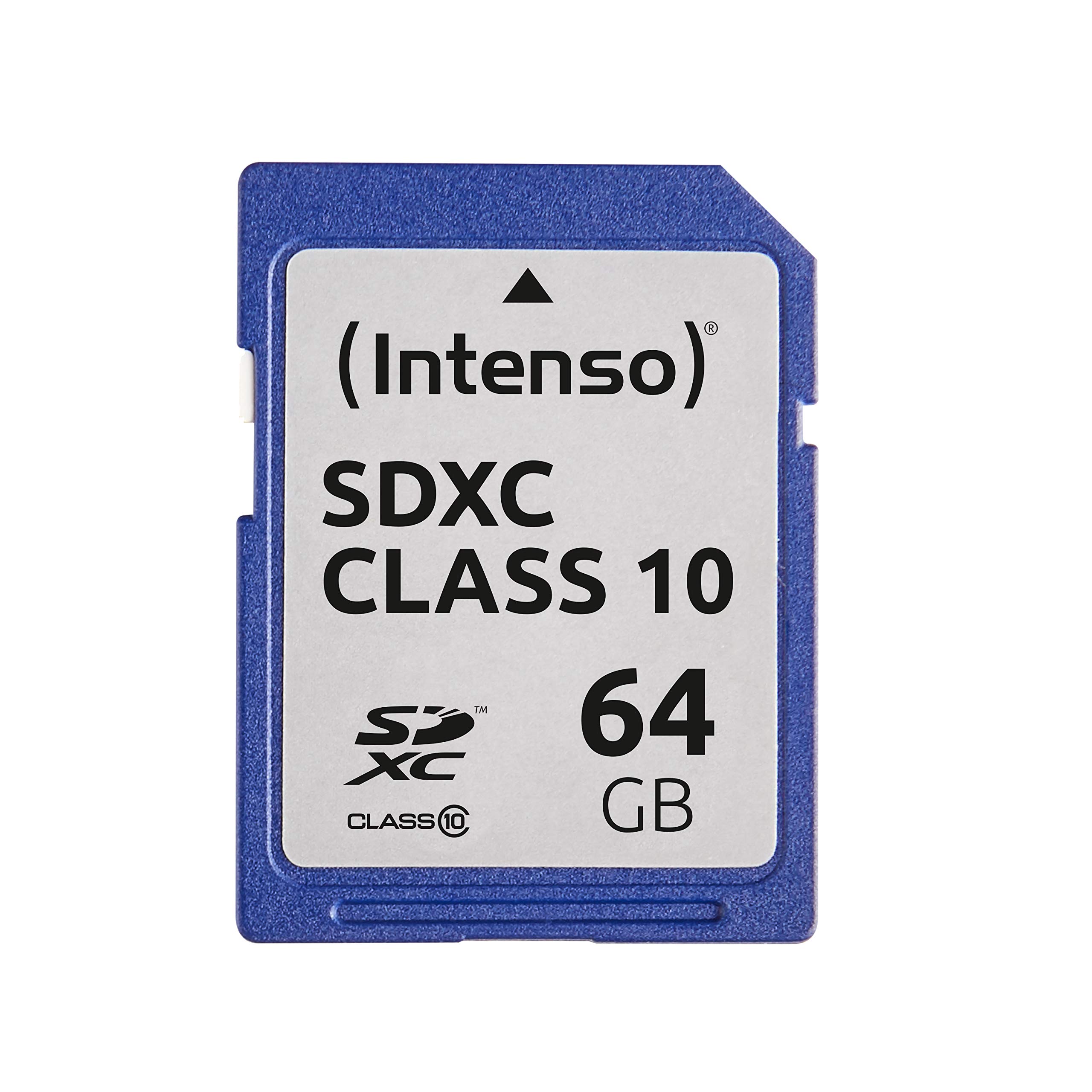 Intenso SDXC Memory Card, Class 10, 64 GB, Blue