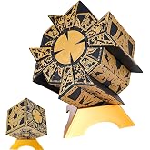 Hellraiser Puzzle Box Functional, Lament Configuration with Base, Puzzle Cube Detachable Decoration