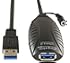 Plugable 10 Meter (32 Foot) USB 3.0 Active Extension Cable with AC Power Adapter Included