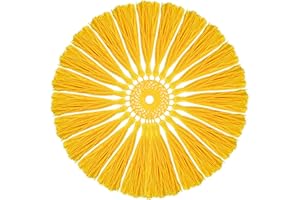 TORMEN 25 Pcs Bookmark Tassels, 5 inch Handmade Silky Soft Tassels with Cord Loops for Keychain Jewelry Making, Graduation, Sewing, DIY Craft (Golden)