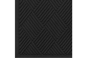 M+A Matting - 221540034 WaterHog Fashion Diamond-Pattern Commercial Grade Entrance Mat, Indoor/Outdoor Medium Brown Floor Mat 4' Length x 3' Width, Charcoal by