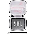 LTGEM Case Compatible with JBL GO2 / GO 2 / GO Waterproof Ultra Portable Speaker, Black+Grey
