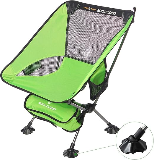 green folding camping chairs