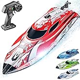 BEZGAR RC Boat, 12 inch Remote Control Boat for Kids and Adults, 25 KPH Fast RC Speed Boats with 700mAh Battery, Ideal Waterp