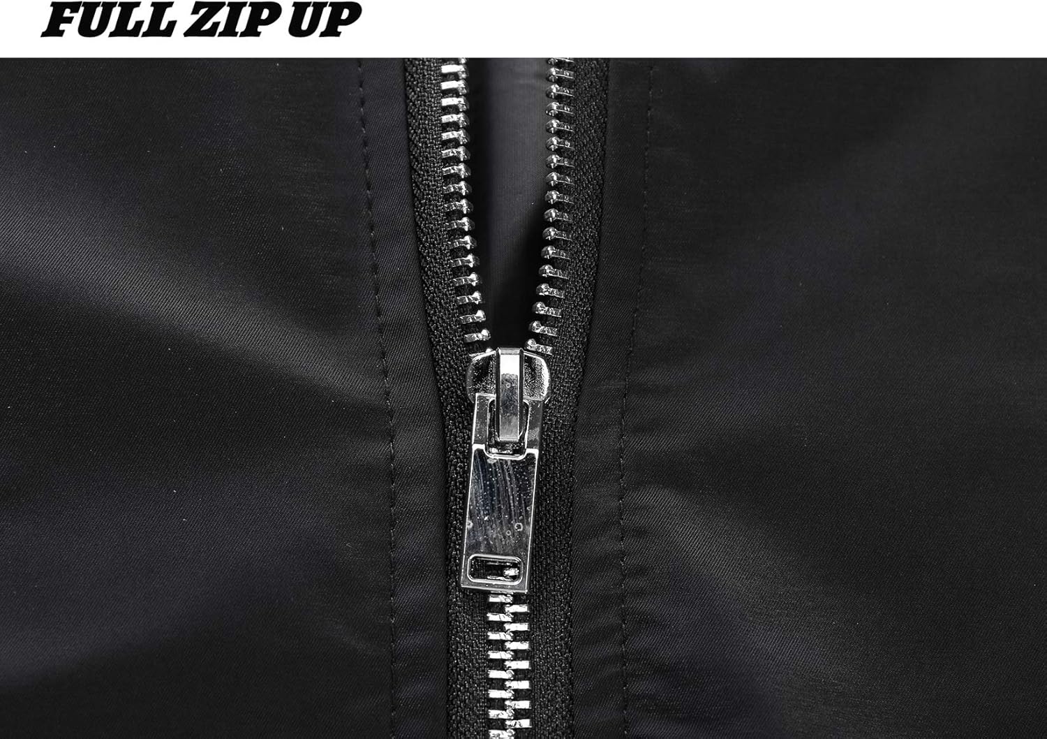 TACVASEN Men's Bomber Jackets Lightweight Windbreaker Spring Fall Full Zip Active Coat Outwear: Clothing