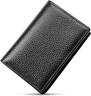 Amazon Luxebell 名刺入れ メンズ 本革 50枚収納可能 レディース メンズ兼用レザー 化粧箱付き ブラック 名刺入れ
