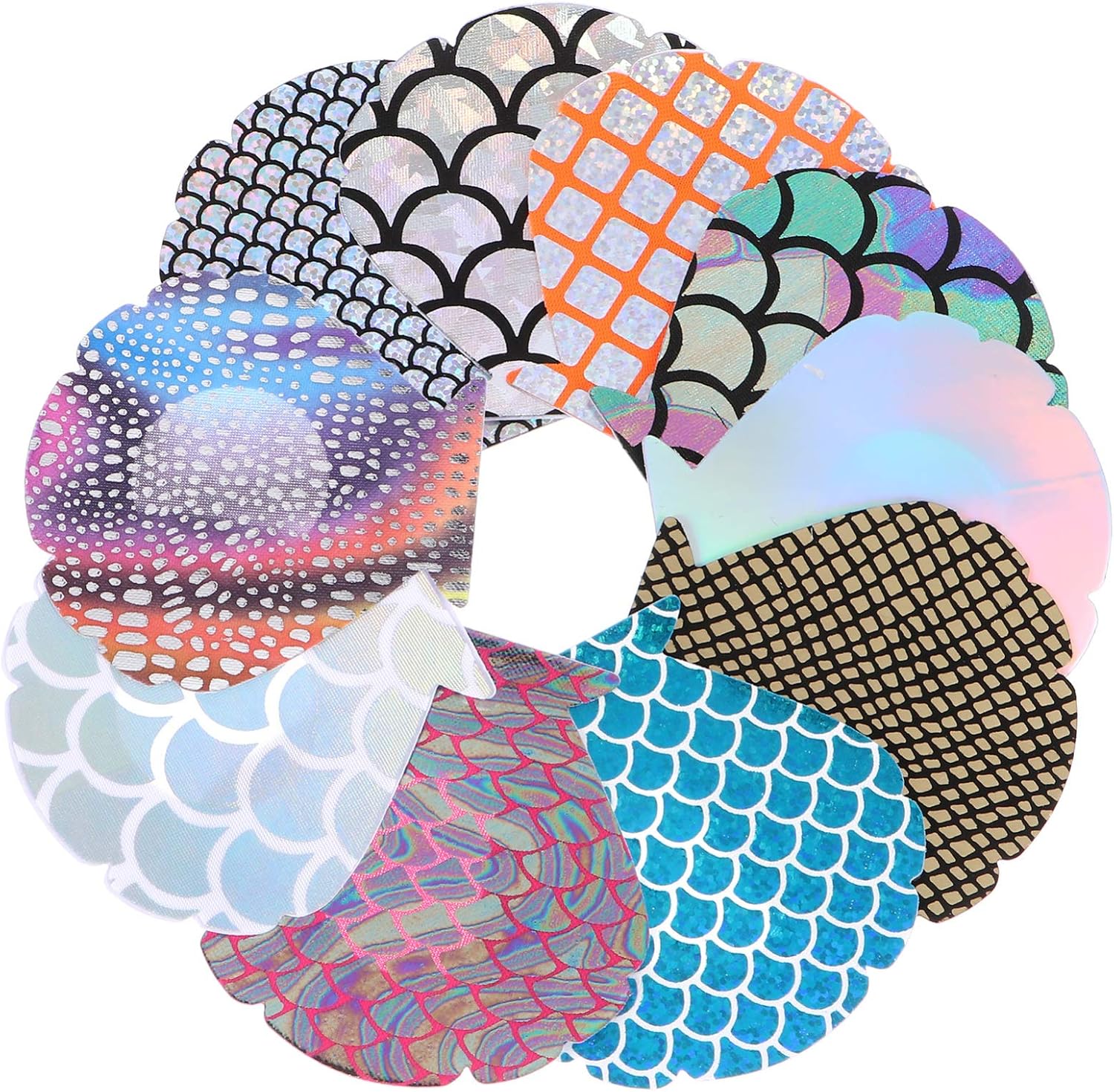 SOIMISS 10 Pairs Nipple Covers Shell Shape Disposable Breast Pasties