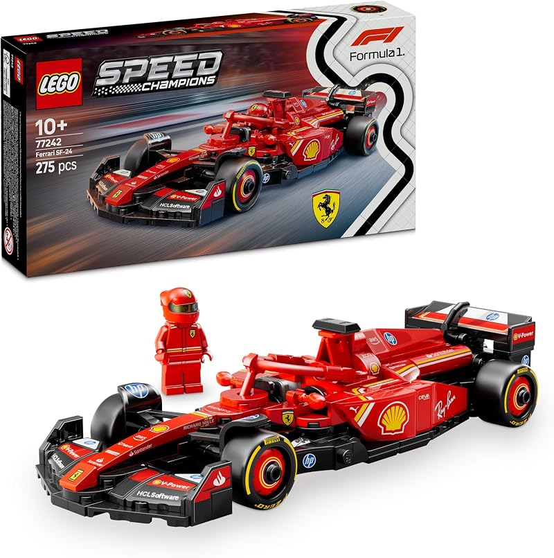 LEGO Speed Champions Ferrari SF-24 F1 Race Car 77242 with Minifigure