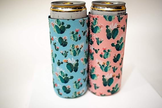 Nevera de neopreno para latas de garra blanca, compatible con ...