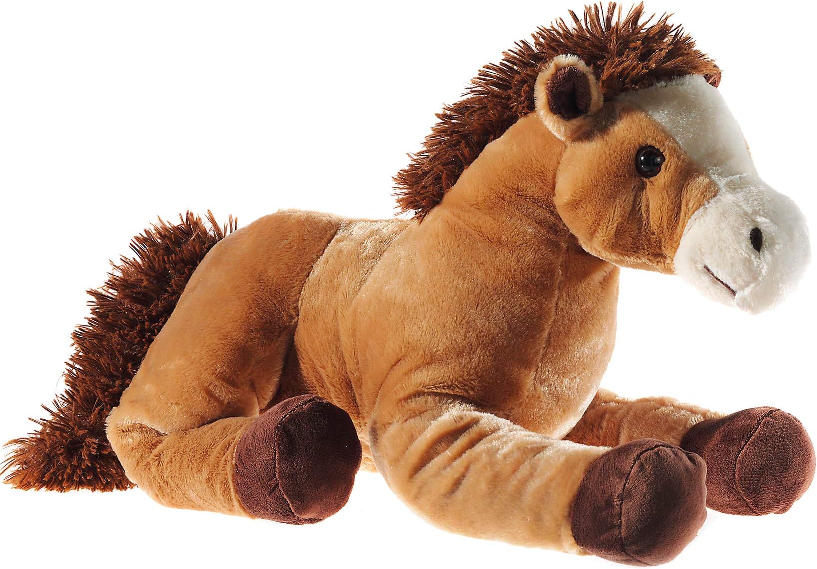 Spiel AG Peluche très douce en forme de poney/cheval 55 cm