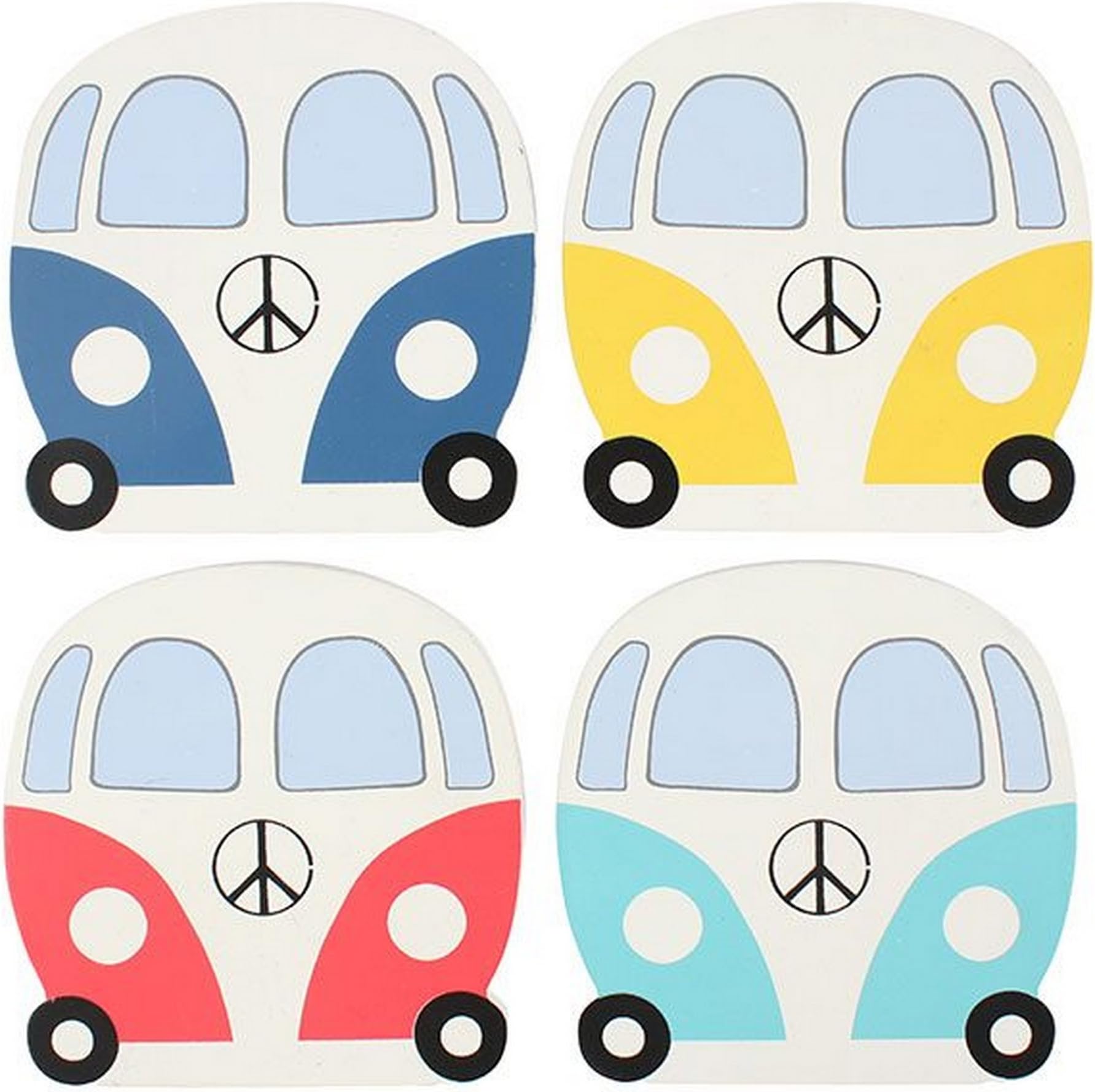 Set of 4 Campervan Coasters