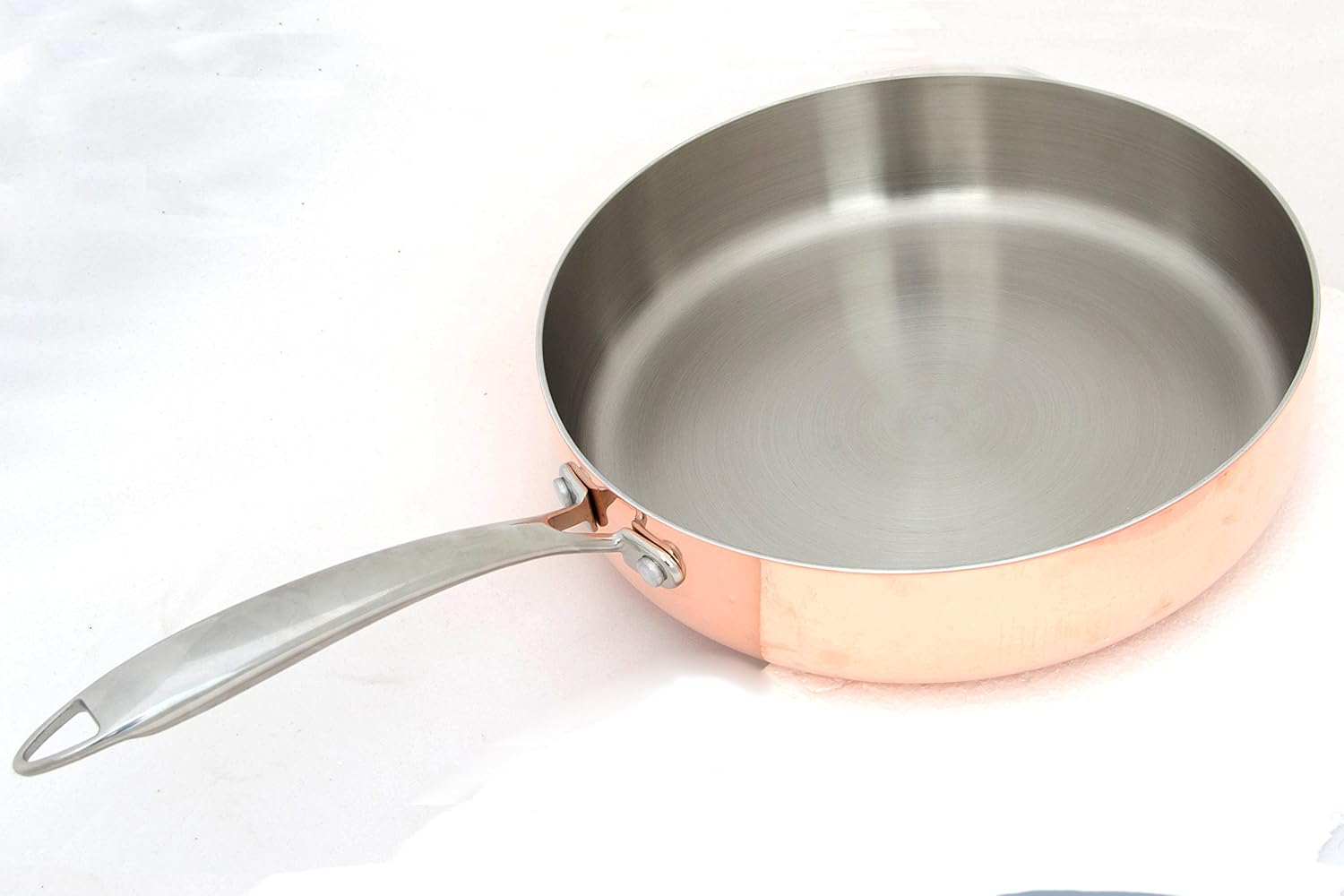 Kila Chef TriPly Copper Bottom Saute Pan with Lid, 11Inch