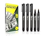 Counterfeit Money Detector Pen (5 Pack) - Easy to