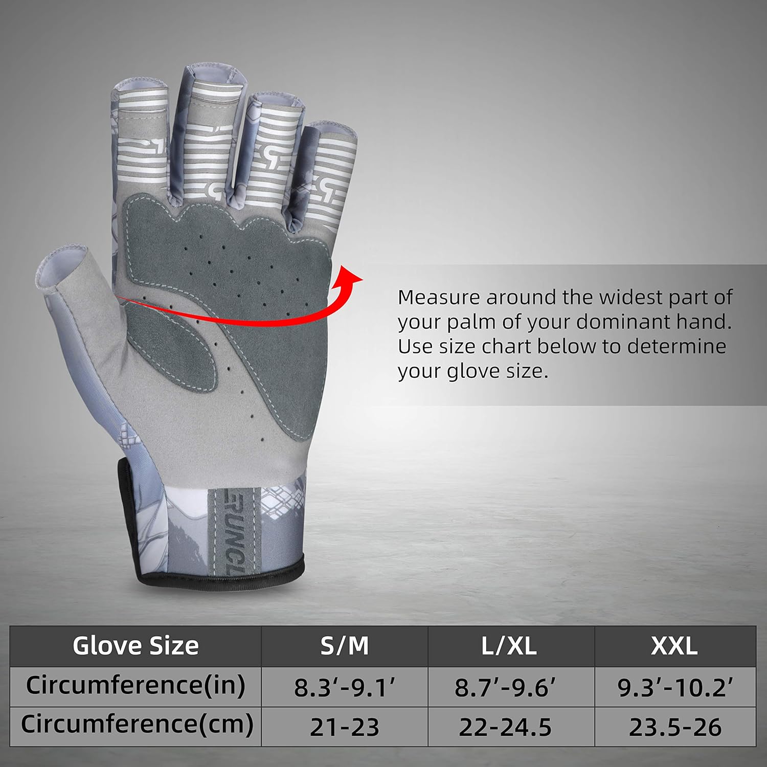 RUNCL Fingerless Gloves RAGUEL, Fishing Gloves, Sun Gloves - UPF 50+ Sun Protection, Microfiber-Tech Safeguard, Half-Finger Style, Breathable Ventilation - Kayaking, Rowing, Cycling, Mowing, Gardening : Sports & Outdoors