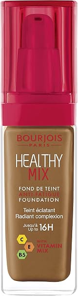 Bourjois Healthy Mix Anti-Fatigue Foundation Cocoa 63 3ml