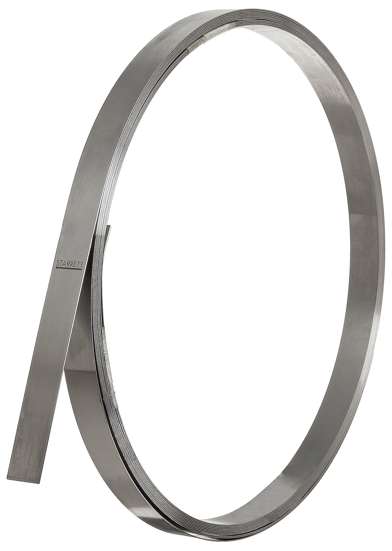 Starrett 666-18 Steel Thickness Feeler Gage Coil, 0.018" Thickness, 1/2" Width, 20" Length