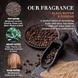 Baylis & Harding Black Pepper & Ginseng Grooming Gift Set 250ml 100g vegan view 4