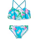 Kanu Surf Girls Cindy Flounce Bikini Beach Sport 2 Piece Swimsuit