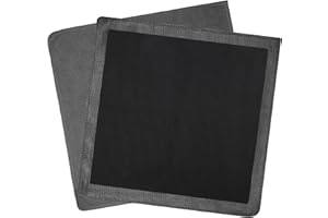 Anglecai Clay Towel 2 Pack 12 x 12 Inch, Gray Clay Bar Towel for Auto Detailing Microfiber Car Cloth Cleaner Automotive for Car Detailing