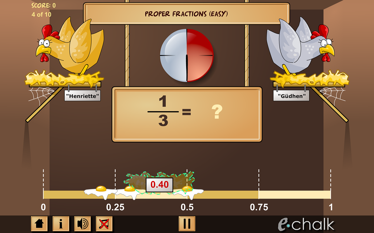 Chicken Coop Fractions Games Appstore for Android