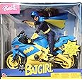 Barbie Year 2003 Super Hero 12 Inch Doll Set - Barbie as Batgirl with Batgirl's Motorcycle and Batarang