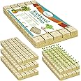 Legigo 1 Inch Rockwool Cubes Seed Starter Plugs for Hydroponics, RockWool Planting Grow Cubes for Hydroponic Tower Garden Soilless Cultivation Plants Germination Cutting Clone (6 Sheet, 300 Plugs)