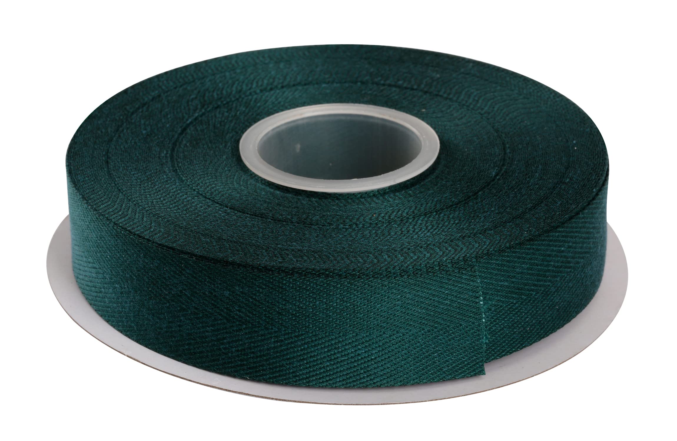 Joycrosso Herringbone Tape Twill Ribbon Soft Handle, Great for Gift Wrapping Craft Sewing, 25mm x 22 Meters - Spruce